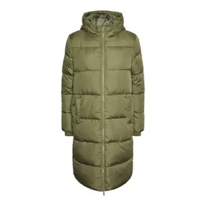 Casaco comprido com capuz para mulher Pieces Bee image-0