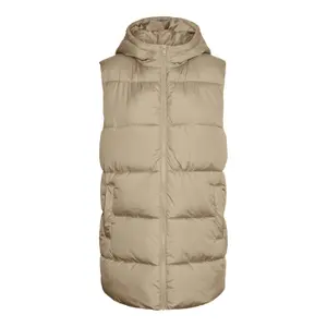 Ärmellose Daunenjacke mit Kapuze, Frau Pieces Bee image-0