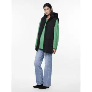 Ärmellose Daunenjacke mit Kapuze, Frau Pieces Bee image-3