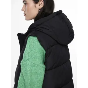 Ärmellose Daunenjacke mit Kapuze, Frau Pieces Bee image-5