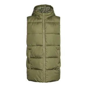 Ärmellose Daunenjacke mit Kapuze, Frau Pieces Bee image-0