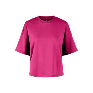 Sweatshirt manches 2/4 femme Pieces Chilli image-0