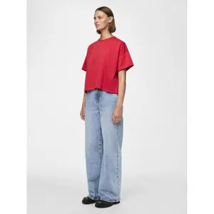 Felpa da donna Pieces Chilli image-3