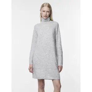 Vestido de punto de cuello alto para mujer Pieces Ellen image-1