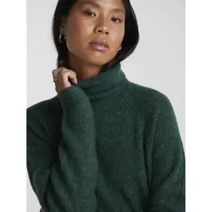 Vestido de gola alta para mulher Pieces Ellen image-5