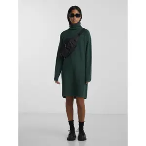 Vestido de gola alta para mulher Pieces Ellen image-3