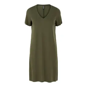 Robe t-shirt à col V femme Pieces Kamala image-0