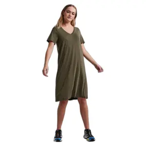 Robe t-shirt à col V femme Pieces Kamala image-3