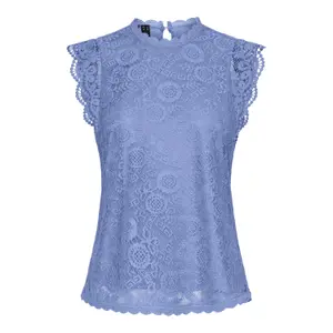 Débardeur en dentelle manche longue femme Pieces Olline image-0