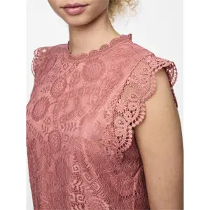 Camiseta de tirantes de encaje mujer Pieces Olline image-5