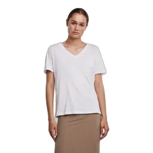 Camiseta de mujer con cuello de pico Pieces Ria image-1