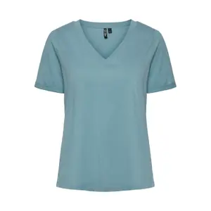 T-shirt à col V femme Pieces Ria image-0