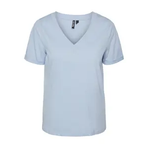 T-shirt à col V femme Pieces Ria image-0