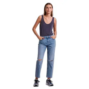 Jeans droit destroy femme Pieces Luna image-2