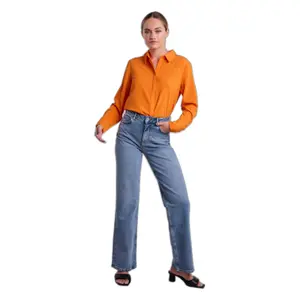 Jeans large femme Pieces Holly image-1