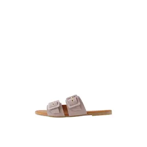 Mules en daim femme Pieces Vilsa image-0