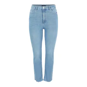 Jeans droit femme Pieces Delly image-0