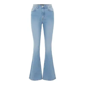 Jeans évasé femme Pieces Peggy image-0