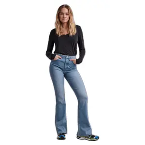 Jeans évasé femme Pieces Peggy image-2