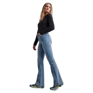 Jeans évasé femme Pieces Peggy image-4