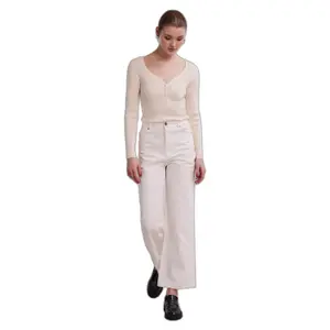Pullover à col V femme Pieces Vicca image-2