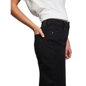 Calças de ganga largas para mulheres Pieces Holly image-4