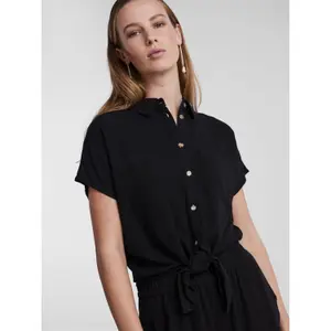 Chemise en lin femme Pieces Vinsty Noos BC image-1