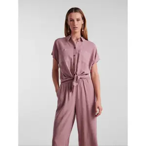 Camisa de lino de mujer Pieces Vinsty Noos BC image-2