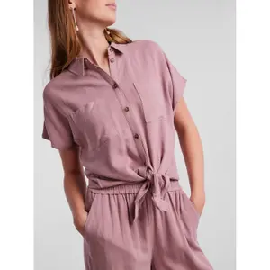 Camisa de lino de mujer Pieces Vinsty Noos BC image-1