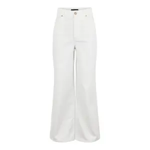 Jeans large taille haute femme Pieces Elli image-0