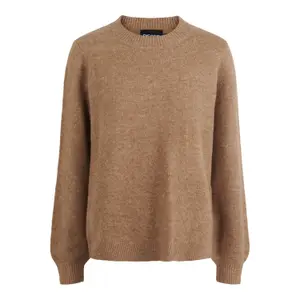 Women's o-neck wool sweater Pieces Janita image-0