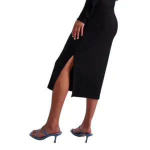 Robe à col O en maille femme Pieces Kylie image-4