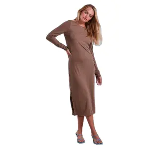 Robe à col O en maille femme Pieces Kylie image-1