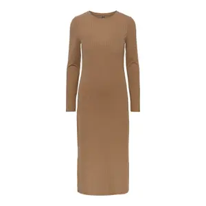Robe à col O en maille femme Pieces Kylie image-0