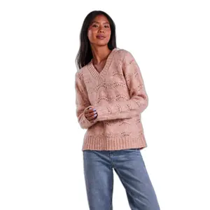 Pullover à col V femme Pieces Bibbi image-1