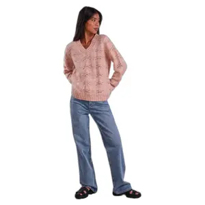 Pullover à col V femme Pieces Bibbi image-2