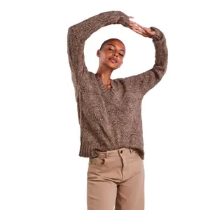 Pullover à col V femme Pieces Bibbi image-2