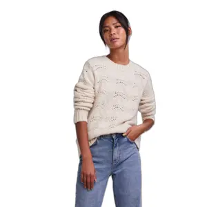 Pullover à col O femme Pieces Bibbi image-1