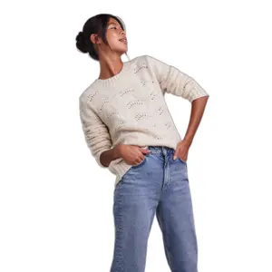 Pullover à col O femme Pieces Bibbi image-4