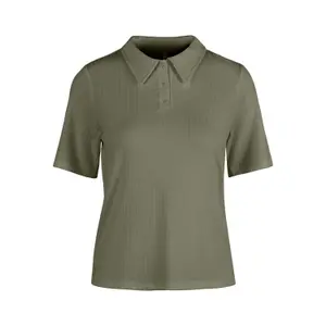 Polo manches courtes femme Pieces Kylie image-0