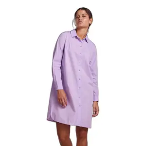 Robe-chemise manches longues femme Pieces Jayla image-1