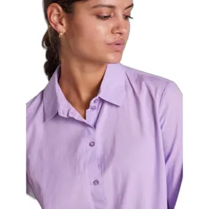 Robe-chemise manches longues femme Pieces Jayla image-4
