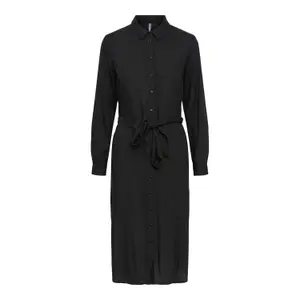 Robe-chemise manches longues femme Pieces Cammie image-0