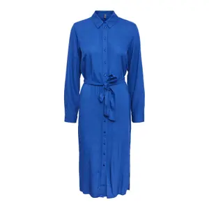 Robe-chemise manches longues femme Pieces Cammie image-0