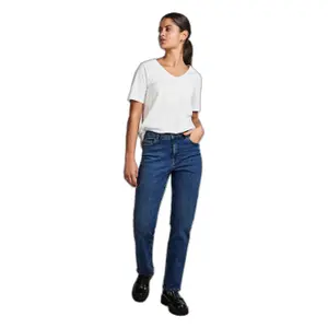 Jeans droit femme Pieces luna image-1