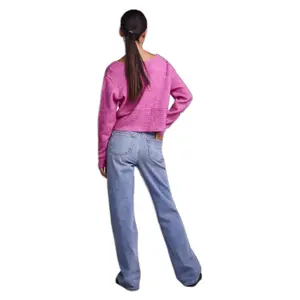 Pullover court réversible femme Pieces Noa image-3