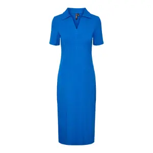 Robe polo mi-longue femme Pieces Kylie image-0