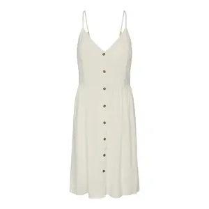 Vestido de lino Pieces Vinsty Noos image-0
