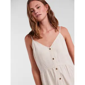 Vestido de lino Pieces Vinsty Noos image-4