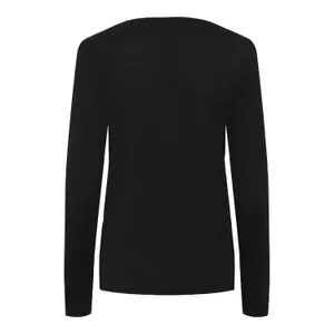 T-shirt de manga comprida às riscas para mulher Pieces Billo Lurex image-3